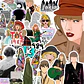 Taylor Swift - Set De 50 Stickers / Calcomanias - Miniatura 15