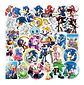 Sonic - Set De 50 Stickers / Calcomanias / Pegatinas - Miniatura 3
