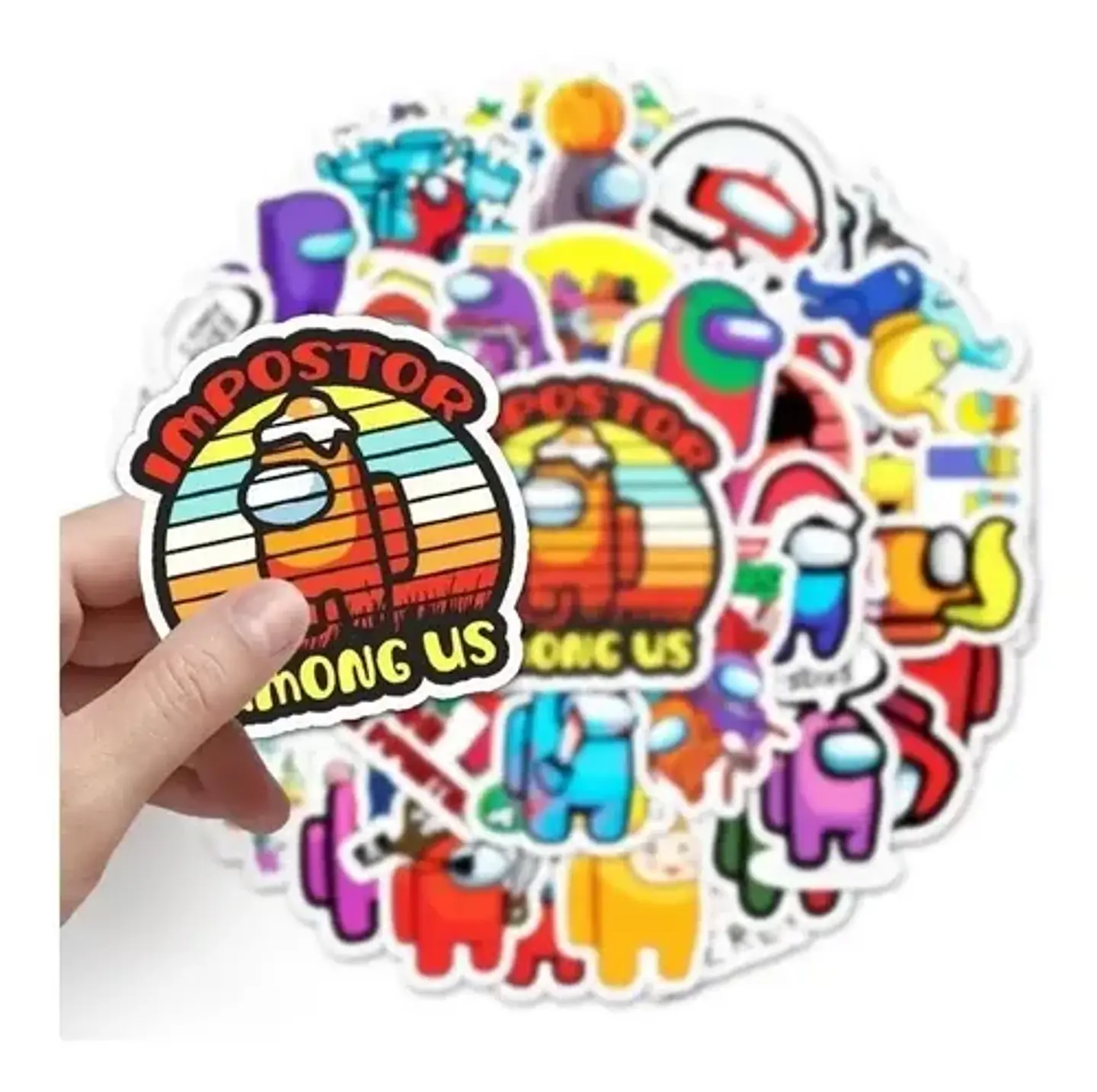 Among Us - Set 50 Stickers / Calcomanias / Pegatinas 3