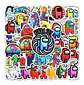 Among Us - Set 50 Stickers / Calcomanias / Pegatinas - Miniatura 4