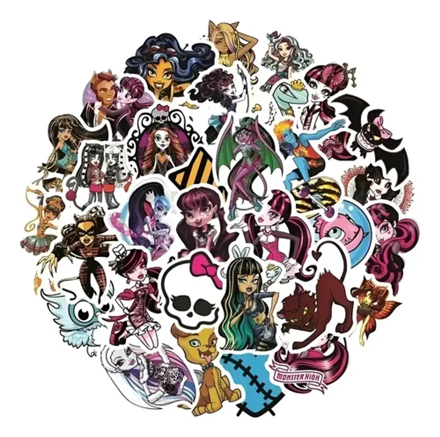 Monster High - Set 50 Stickers / Calcomanias / Pegatinas 1