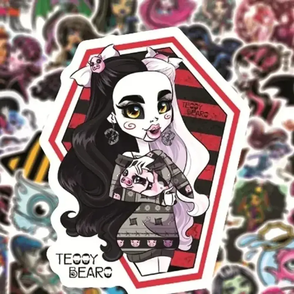 Monster High - Set 50 Stickers / Calcomanias / Pegatinas 3