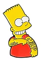 Pins Bart Simpson / Los Simpson / Broches Metálicos (pines) - Miniatura 2