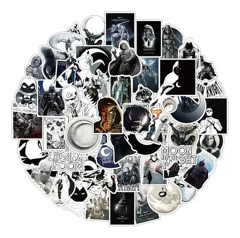 Moon Knight - Set De 50 Stickers / Calcomanias / Pegatinas