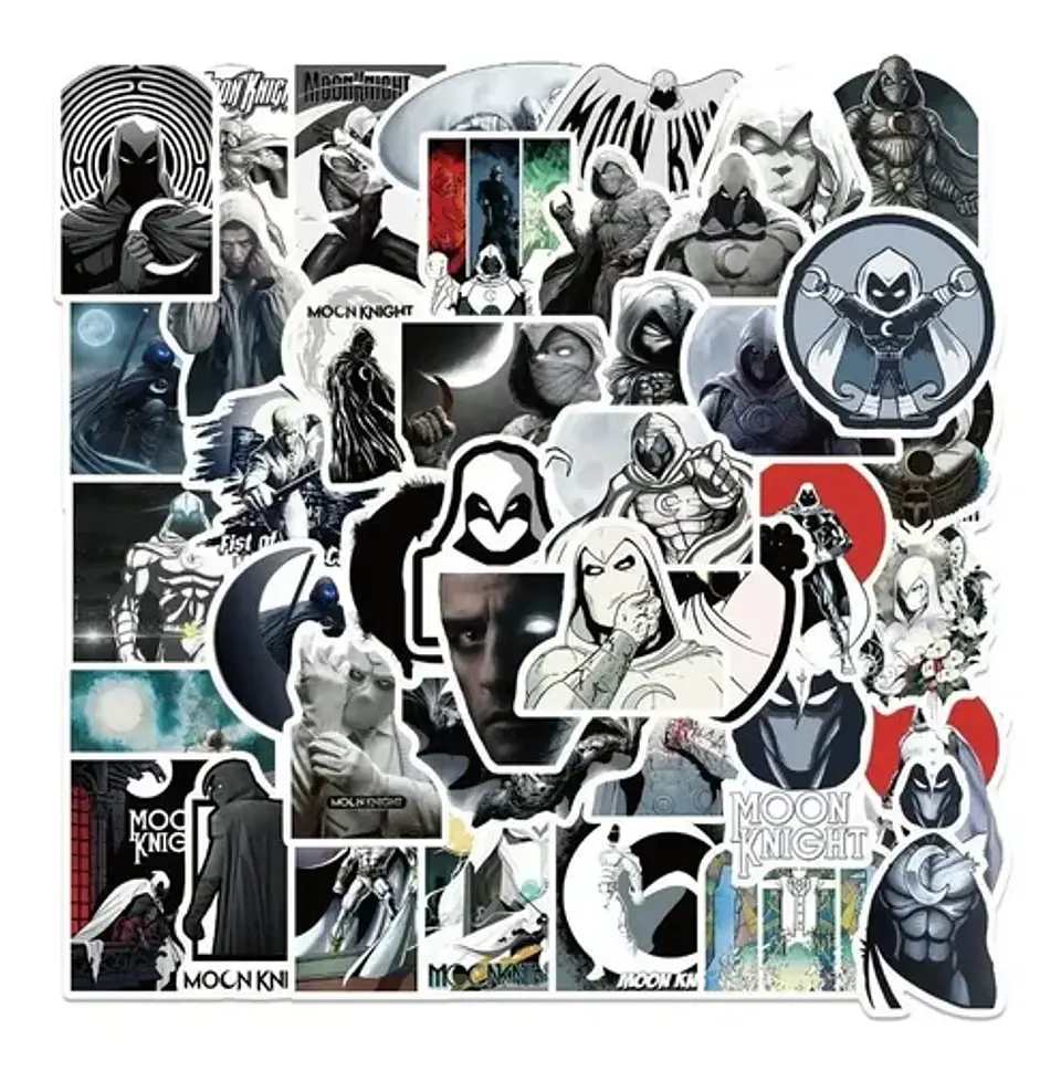 Moon Knight - Set De 50 Stickers / Calcomanias / Pegatinas 3