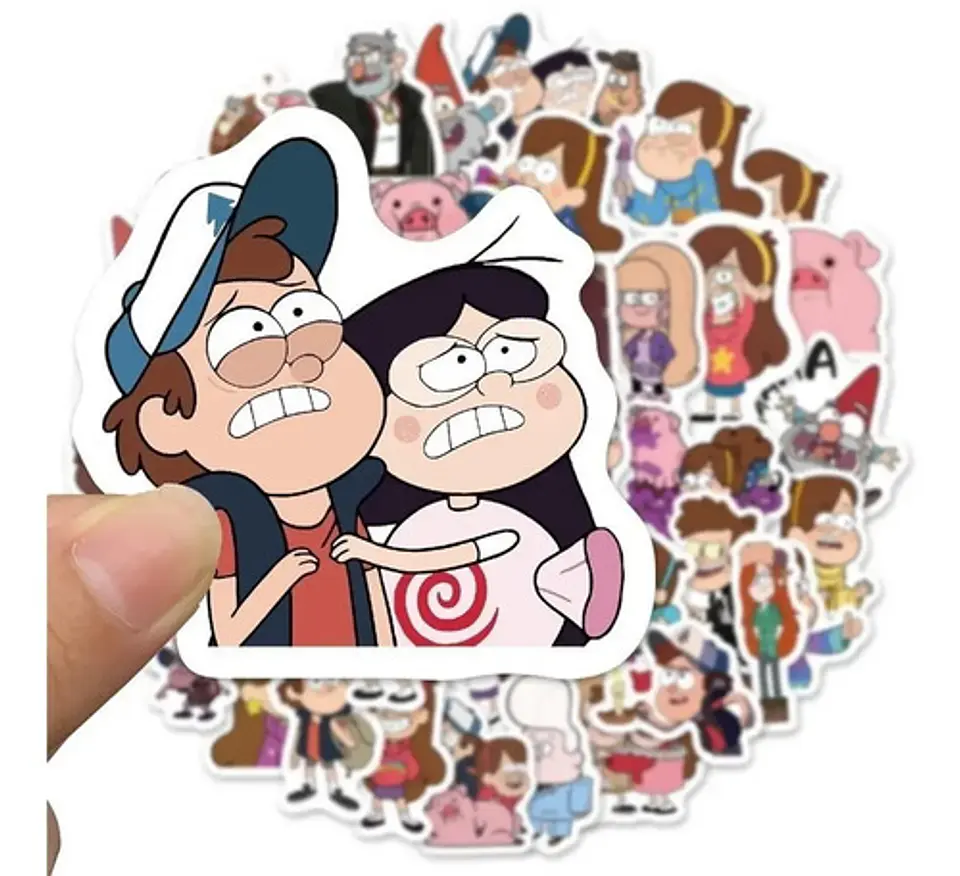Gravity Falls - Set De 50 Stickers / Calcomanias / Pegatinas 2