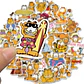 Garfield - Set De 50 Stickers / Calcomanias / Pegatinas - Miniatura 4