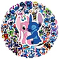 Lilo Y Stitch - Set De 50 Stickers / Calcomanias - Miniatura 1