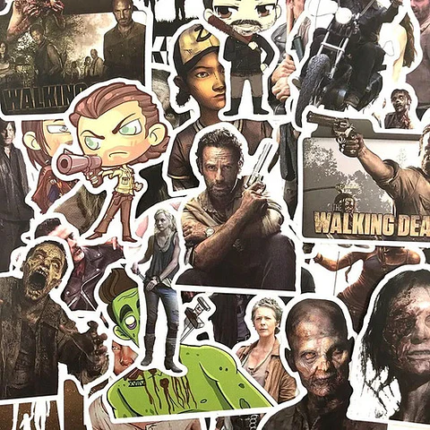 The Walking Dead - Set 50 Stickers / Calcomanias / Pegatinas