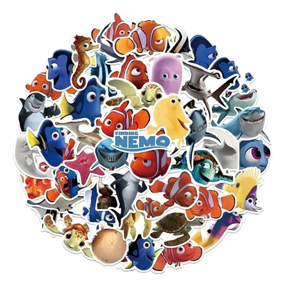 Buscando A Nemo - Set 50 Stickers / Calcomanias / Pegatinas 1