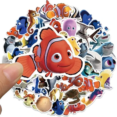 Buscando A Nemo - Set 50 Stickers / Calcomanias / Pegatinas