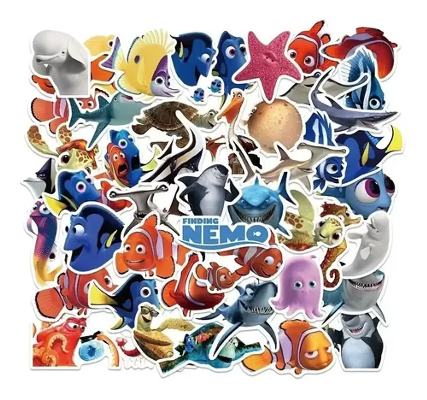 Buscando A Nemo - Set 50 Stickers / Calcomanias / Pegatinas 4