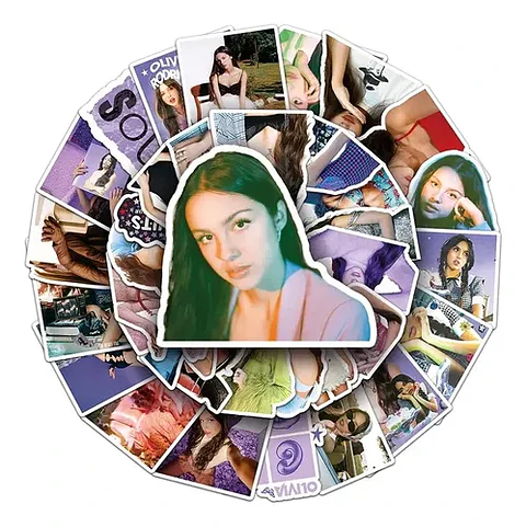 Olivia Rodrigo - Set 50 Stickers / Calcomanias / Pegatinas