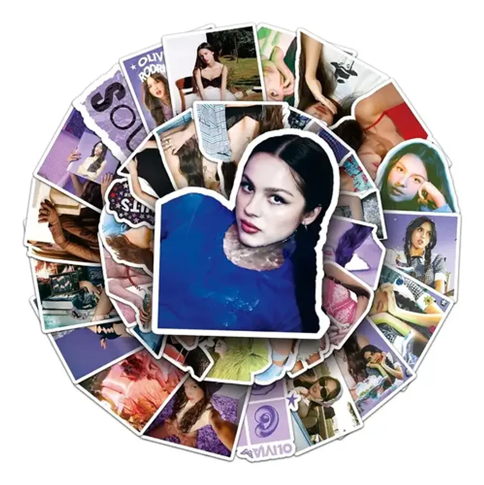 Olivia Rodrigo - Set 50 Stickers / Calcomanias / Pegatinas 3