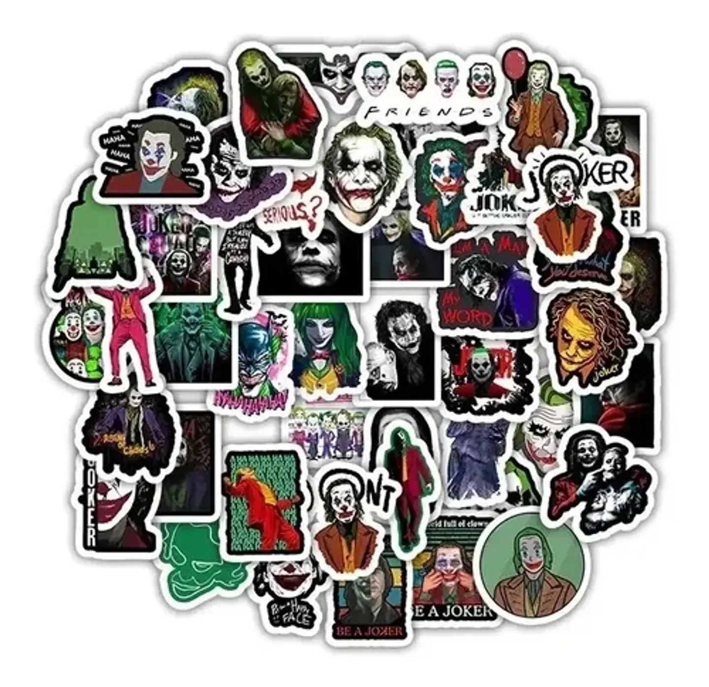 The Joker - Set De 50 Stickers / Calcomanias 1