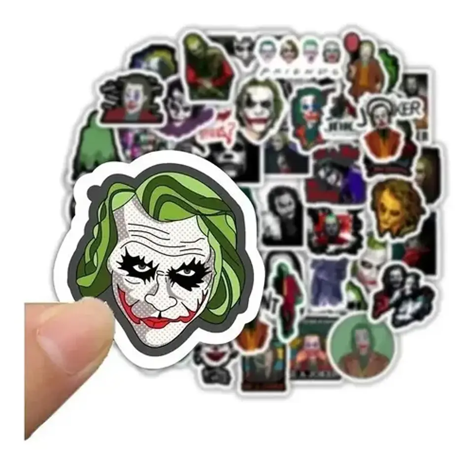 The Joker - Set De 50 Stickers / Calcomanias 3