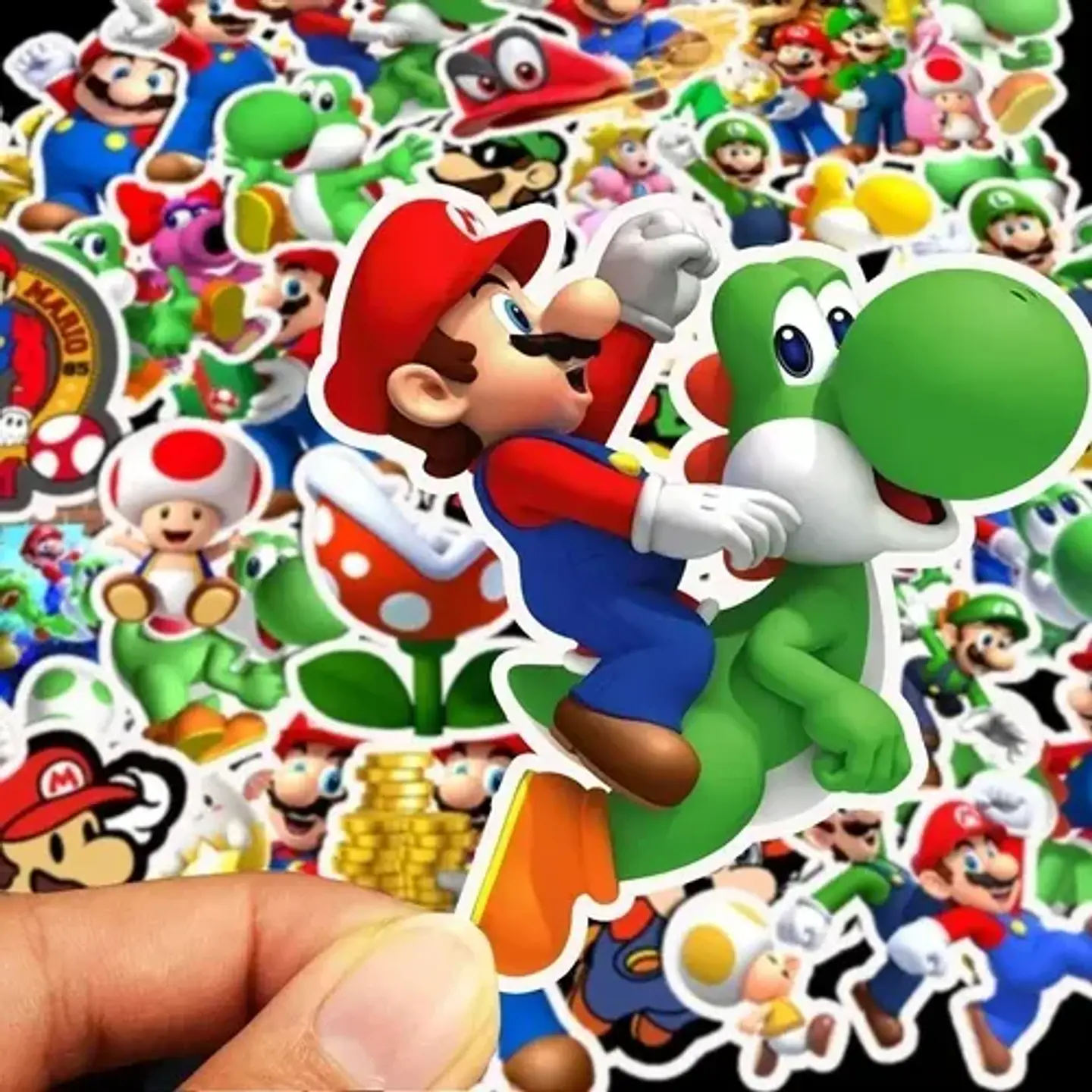 Set 100 Stickers De Super Mario Bros - Pegatinas/calcomanias 6