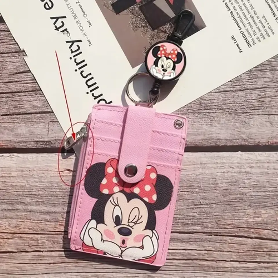 Monedero Y Tarjetero Disney / Minnie Mouse 2