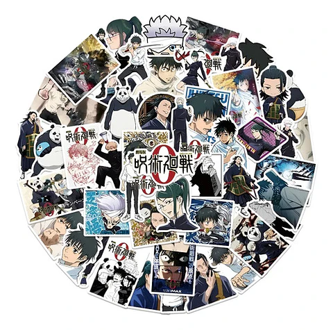 Jujutsu Kaisen - Set 50 Stickers / Calcomanias / Pegatinas