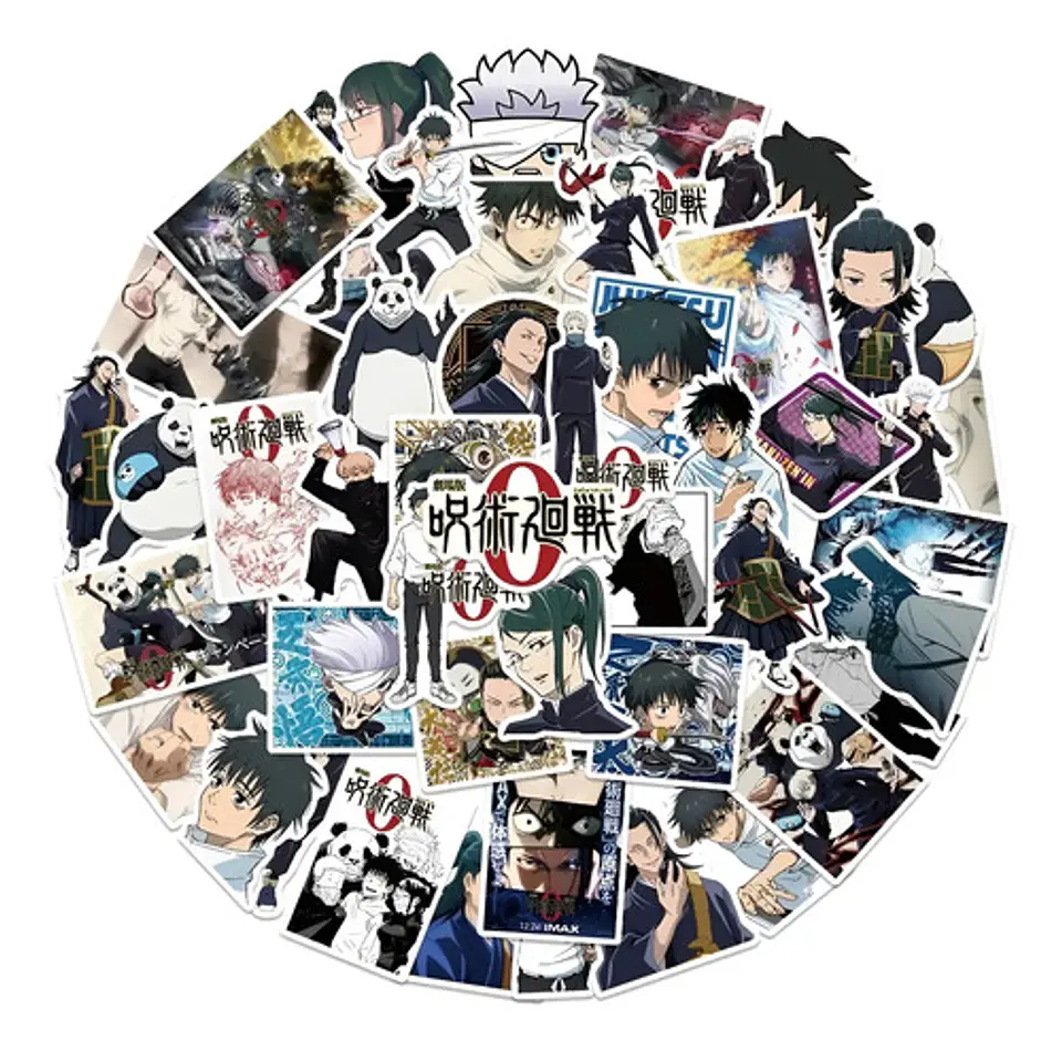 Jujutsu Kaisen - Set 50 Stickers / Calcomanias / Pegatinas 1