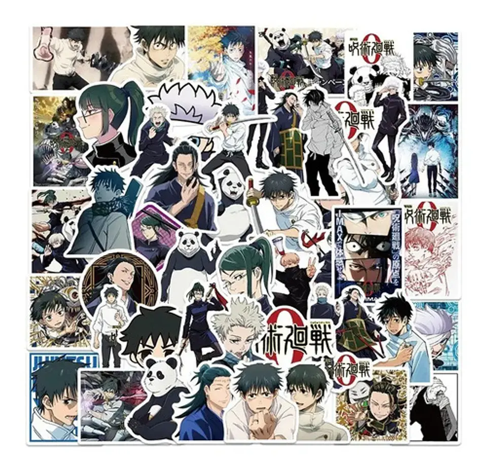 Jujutsu Kaisen - Set 50 Stickers / Calcomanias / Pegatinas 3