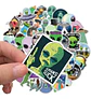 Ovni / Ufo - Set De 50 Stickers / Calcomanias / Pegatinas - Miniatura 2