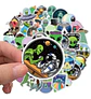Ovni / Ufo - Set De 50 Stickers / Calcomanias / Pegatinas - Miniatura 3