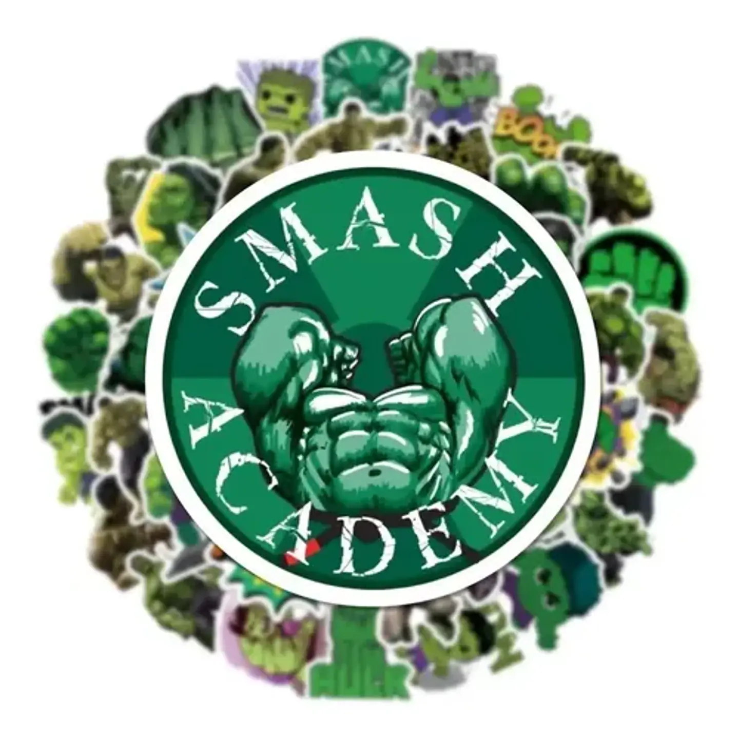 Hulk - Set De 50 Stickers / Calcomanias / Pegatinas 2