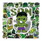 Hulk - Set De 50 Stickers / Calcomanias / Pegatinas - Miniatura 4