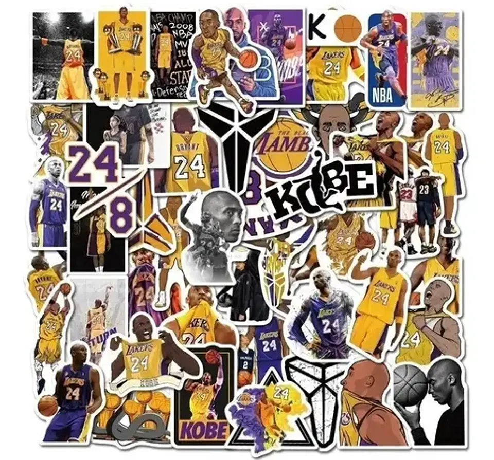 Kobe Bryant - Set De 50 Stickers / Calcomanias / Pegatinas 5