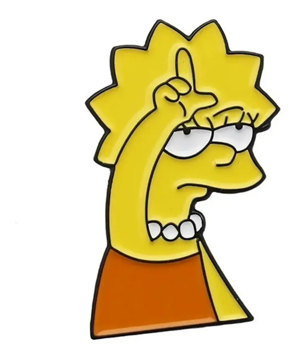 Pins Lisa Simpson / Los Simpson / Broches Metálicos (pines) 2