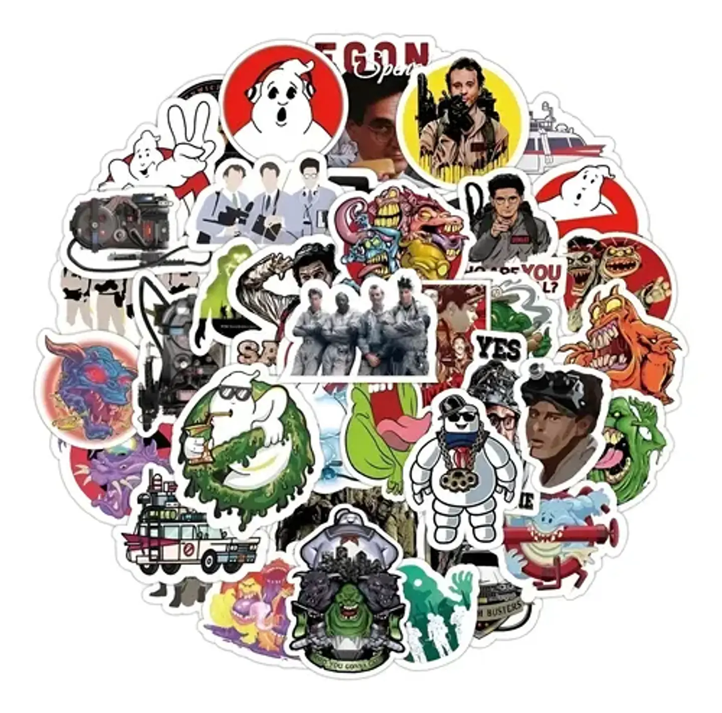 Ghostbusters - Set De 50 Stickers / Calcomanias / Pegatinas 1