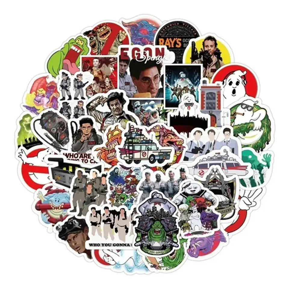 Ghostbusters - Set De 50 Stickers / Calcomanias / Pegatinas 3