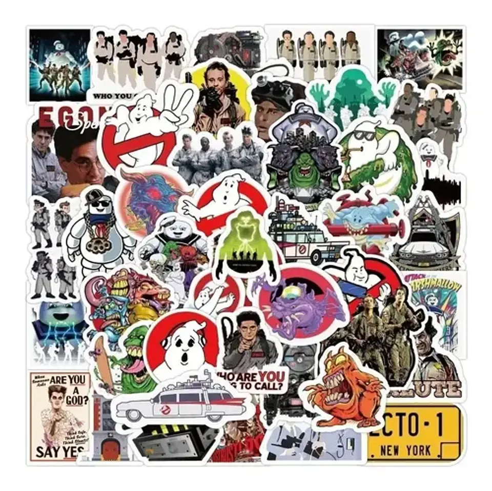 Ghostbusters - Set De 50 Stickers / Calcomanias / Pegatinas 5