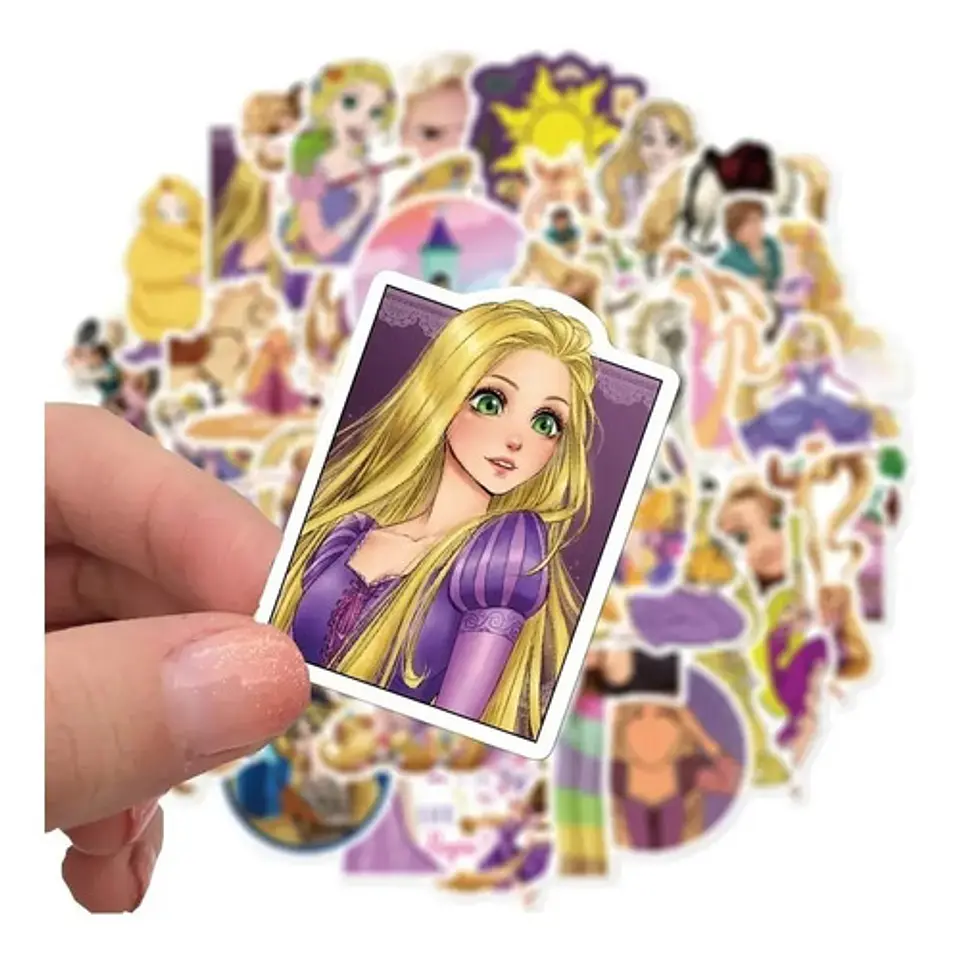 Rapunzel - Set 50 Stickers / Calcomanias / Pegatinas 3