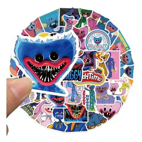 Poppy Playtime - Set 50 Stickers / Calcomanias / Pegatinas
