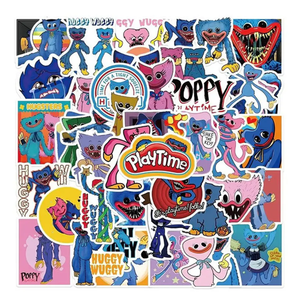 Poppy Playtime - Set 50 Stickers / Calcomanias / Pegatinas 4