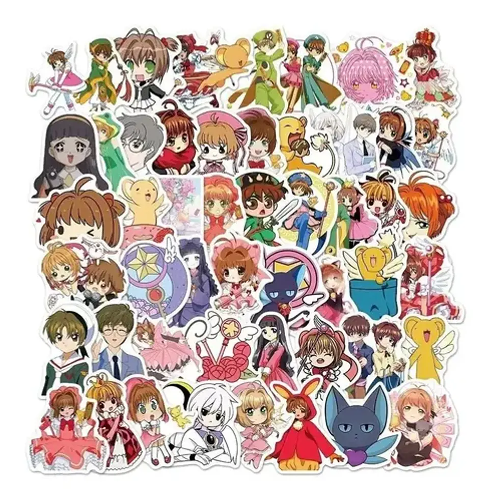 Sakura Card Captor - Set De 50 Stickers / Calcomanias 2