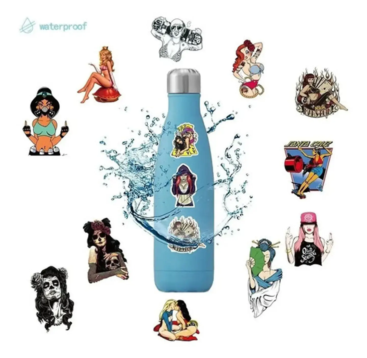 Free Woman - Set De 50 Stickers / Calcomanias / Pegatinas 5