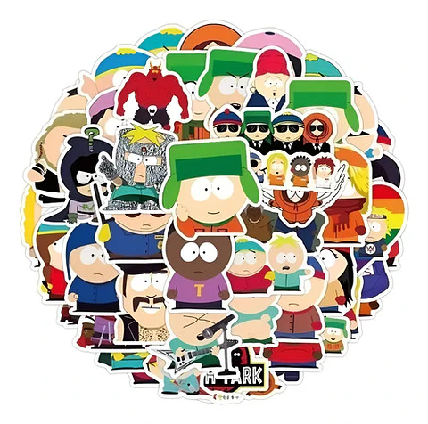 South Park - Set 50 Stickers / Calcomanias / Pegatinas