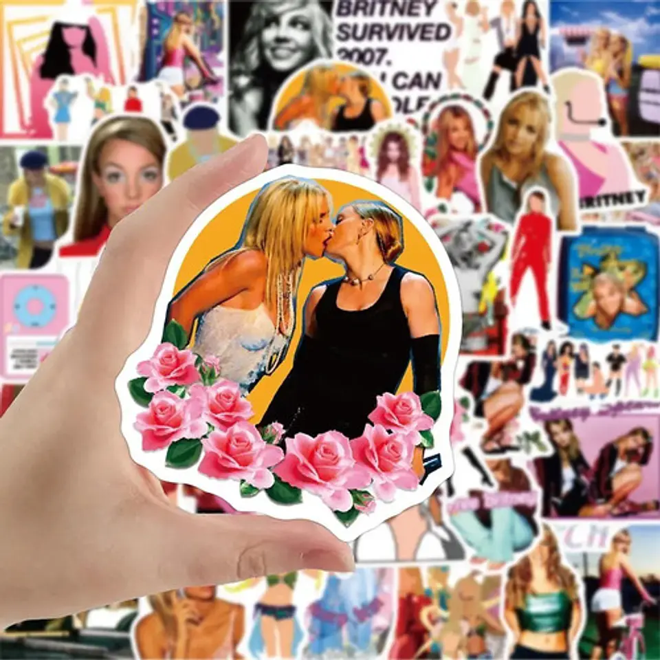 Britney Spears - Set 50 Stickers / Calcomanias / Pegatinas 4