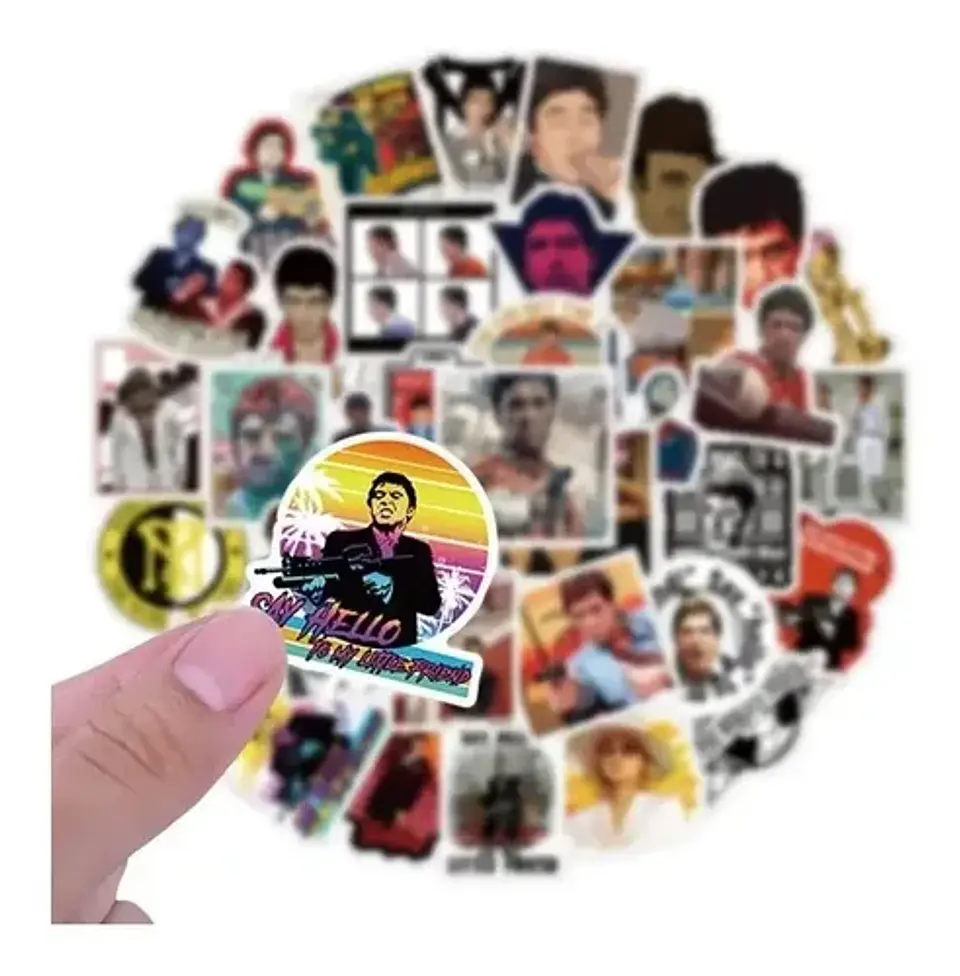 Scarface Set De 50 Stickers / Calcomanias / Pegatinas 3