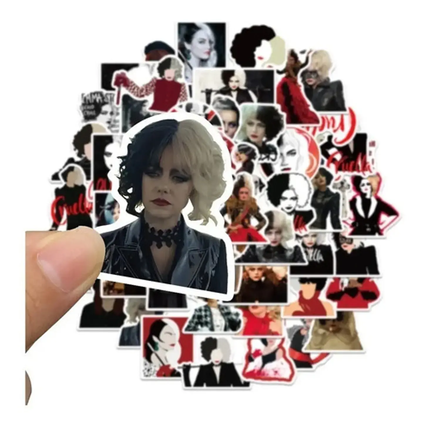 Cruella - Set De 50 Stickers / Calcomanias / Pegatinas 3