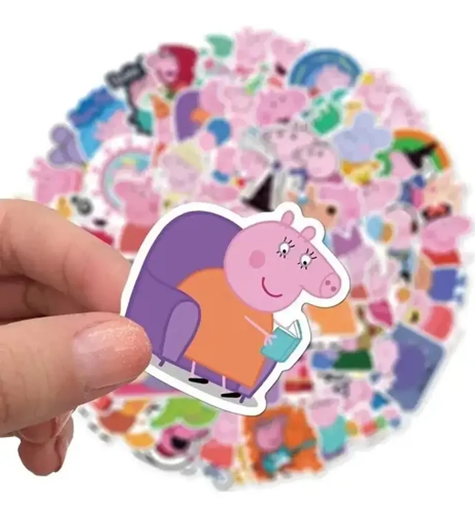 Peppa Pig - Set 50 Stickers / Calcomanias / Pegatinas 3