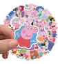 Peppa Pig - Set 50 Stickers / Calcomanias / Pegatinas - Miniatura 4