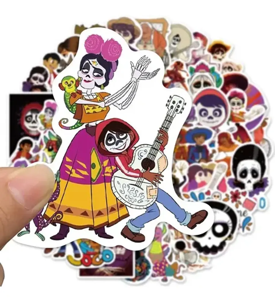 Coco - Set 50 Stickers / Calcomanias / Pegatinas 4