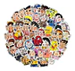 Cartoon Mix - Set De 50 Stickers / Calcomanias / Pegatinas - Miniatura 1