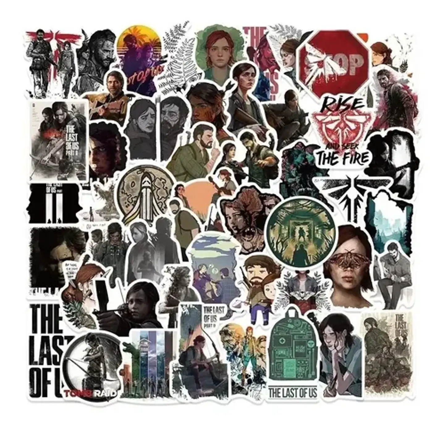 The Last Of Us - Set 50 Stickers / Calcomanias / Pegatinas 4