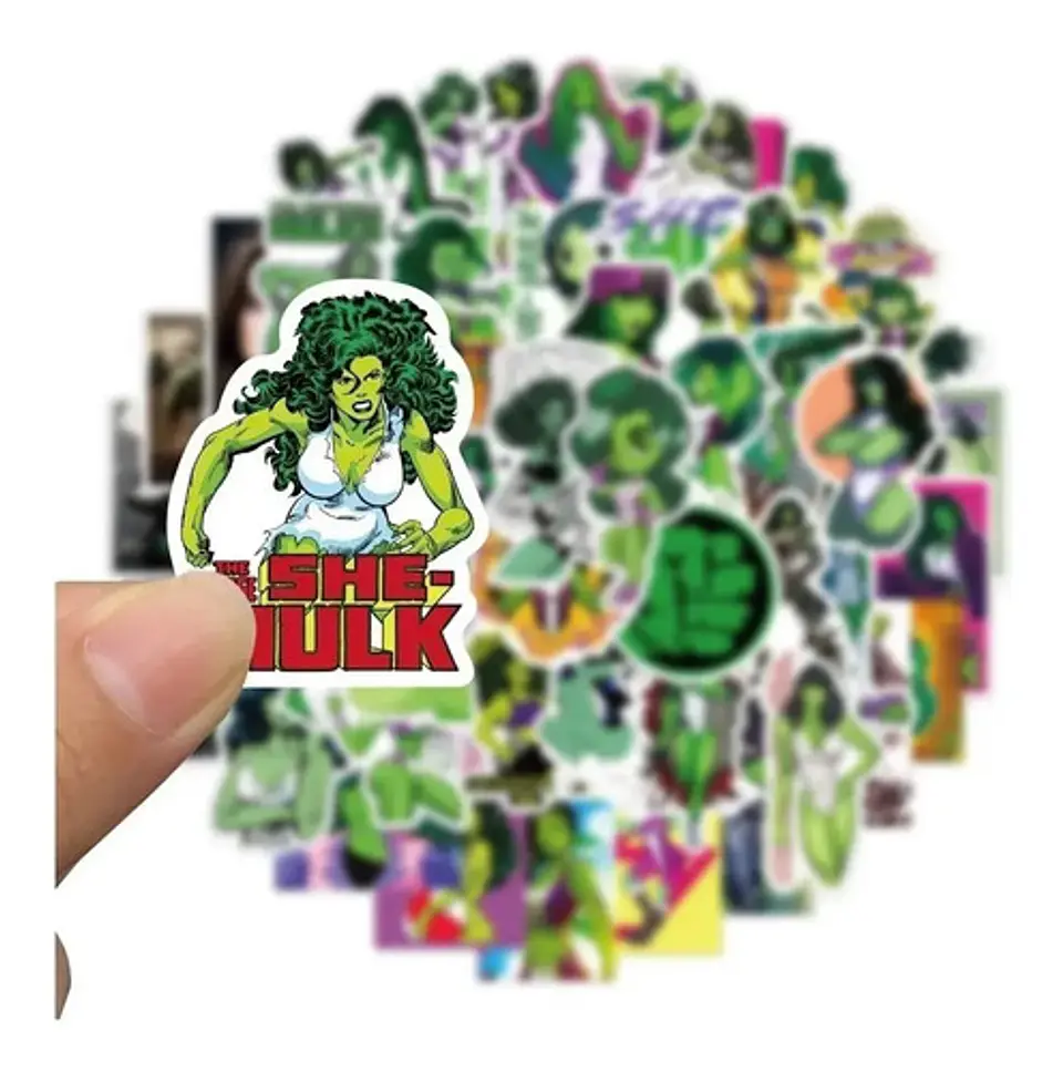 She Hulk - Set 50 Stickers / Calcomanias / Pegatinas 3