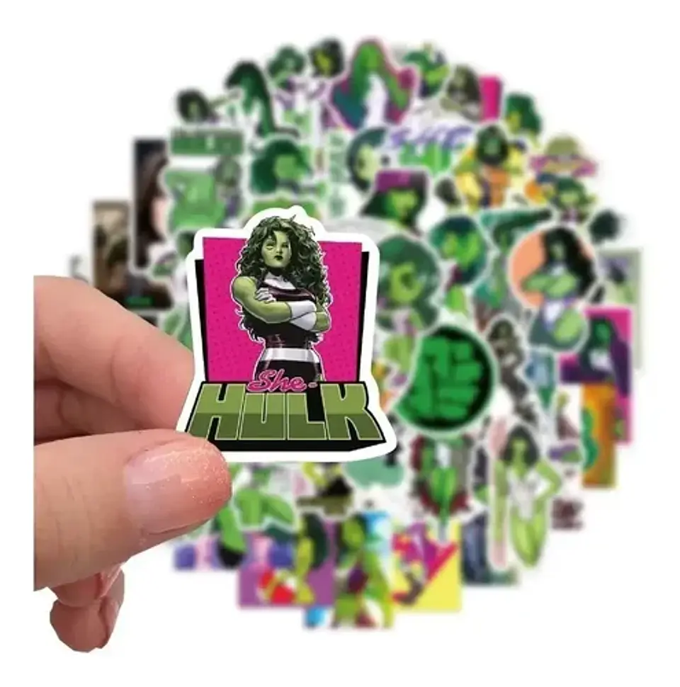 She Hulk - Set 50 Stickers / Calcomanias / Pegatinas 4